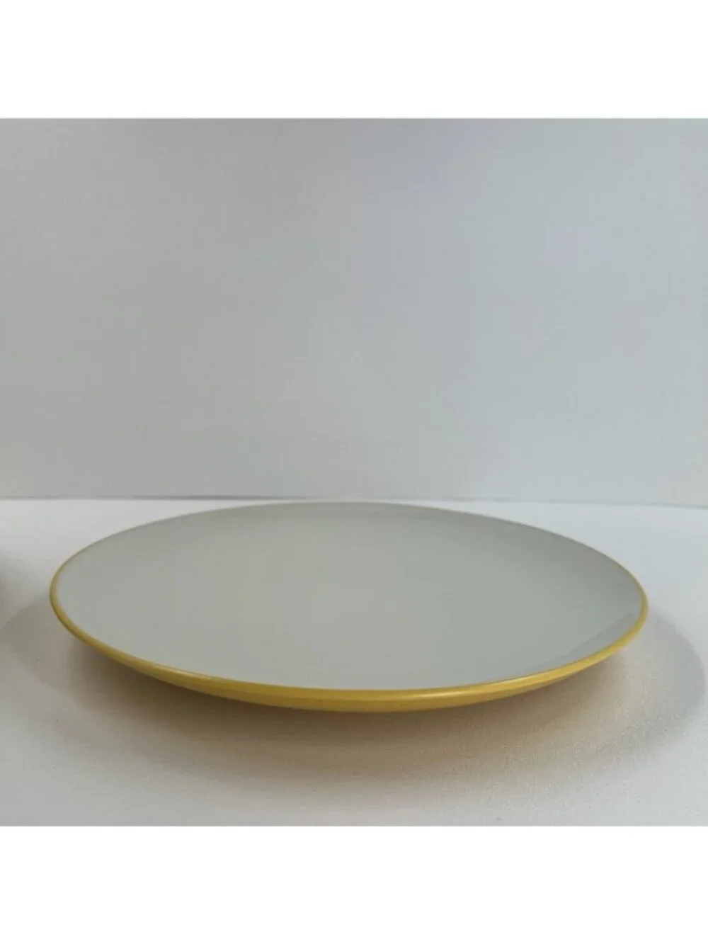 Noritake Colorwave Plate Stoneware Ceramic Set of 4 Round Microwave Safe Mustard